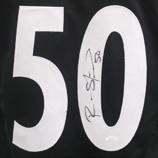 Ryan Shazier Pro Style Autographed Football Jersey Black (JSA) - RSA
