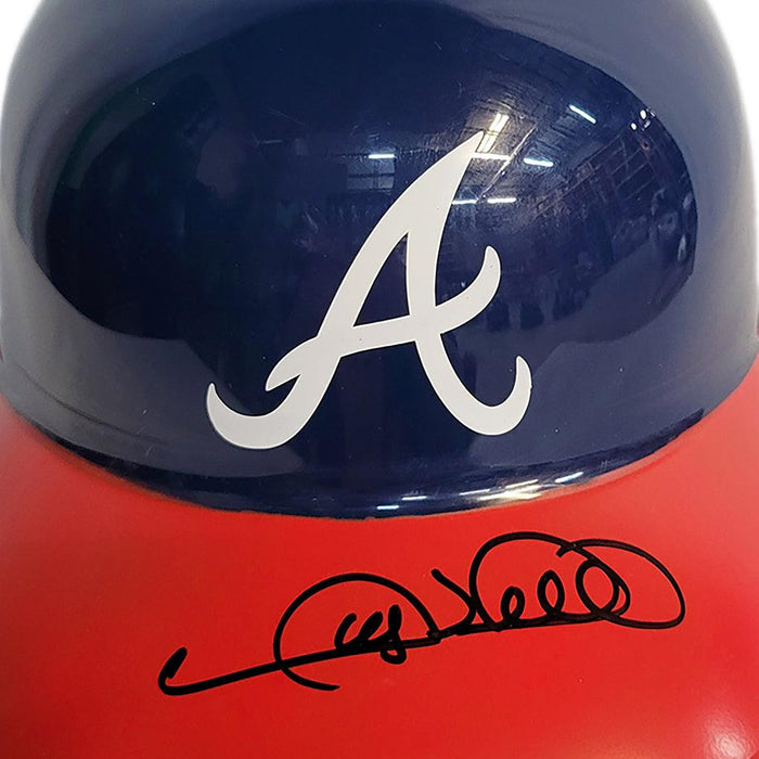 Gary Sheffield Signed Atlanta Braves Souvenir MLB Baseball Batting Helmet (JSA)