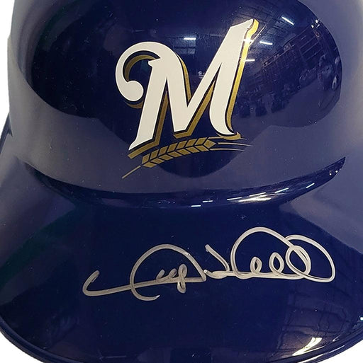 Gary Sheffield Signed Milwaukee Brewers Souvenir MLB Baseball Batting Helmet (JSA) - RSA