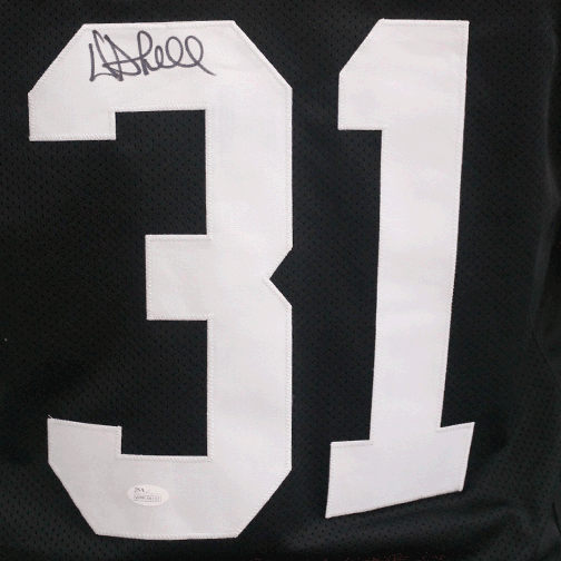 Donnie Shell Autographed Pro Style Football Jersey Black (JSA) - RSA