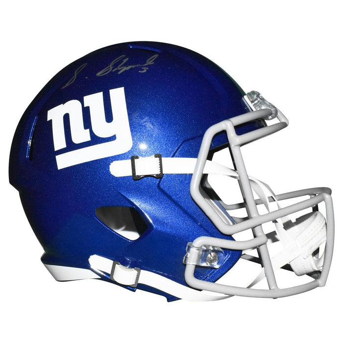 Sterling Shepard Signed New York Giants Speed Full-Size Replica Football Helmet (JSA) - RSA
