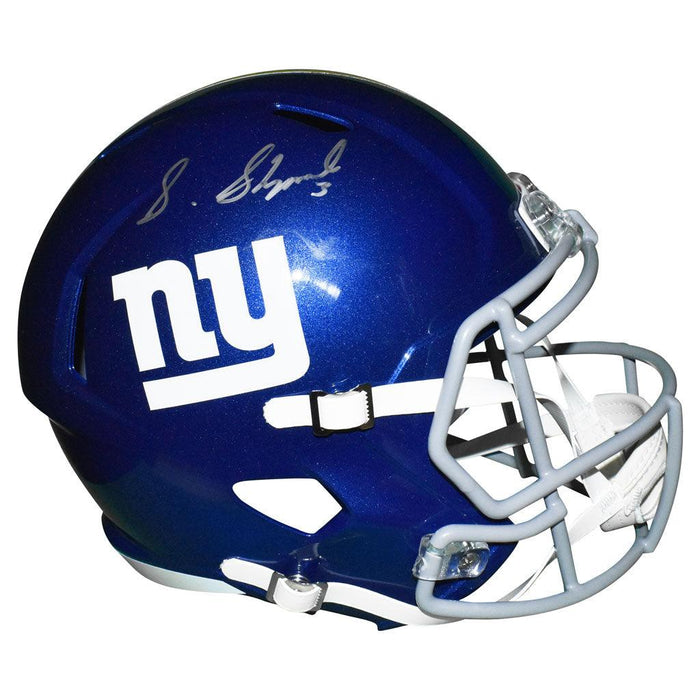 Sterling Shepard Signed New York Giants Speed Full-Size Replica Football Helmet (JSA) - RSA