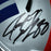 Jeremy Shockey Signed New York Giants AMP Speed Mini Replica Football Helmet (JSA) - RSA
