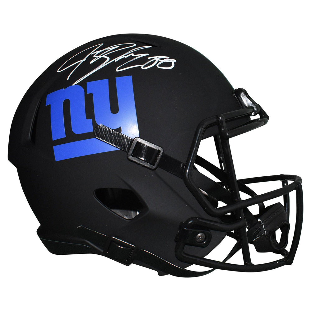 Jeremy Shockey Signed New York Giants Full-Size Eclipse Speed Replica Football Helmet (JSA) - RSA