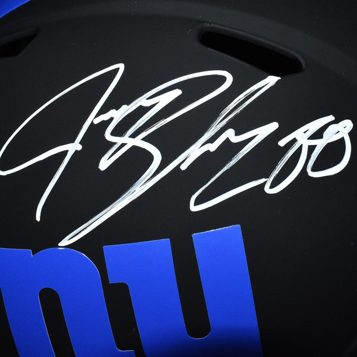 Jeremy Shockey Signed New York Giants Full-Size Eclipse Speed Replica Football Helmet (JSA) - RSA