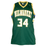 Giannis Antetokounmpo Autographed Green Milwaukee Basketball Jersey (JSA) - RSA