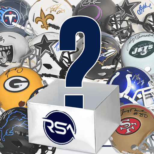 Signed NFL Mini Helmet Platinum Mystery Box - RSA