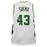 Jack Sikma Signed Milwaukee White Basketball Jersey (JSA) - RSA