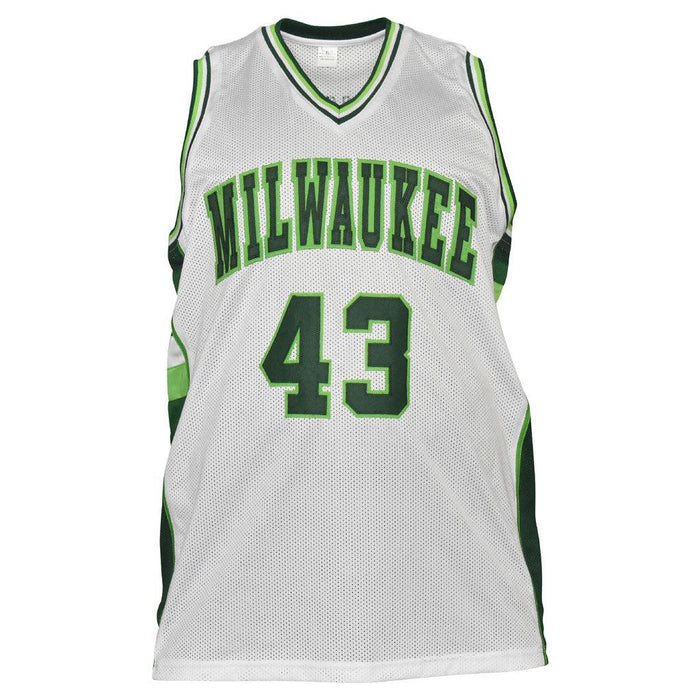 Giannis Antetokounmpo Autographed Green Milwaukee Basketball Jersey (JSA)