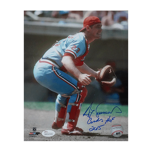 Ted Simmons Signed Cards HOF '15 St. Louis Cardinals 8x10 Photo (JSA) - RSA