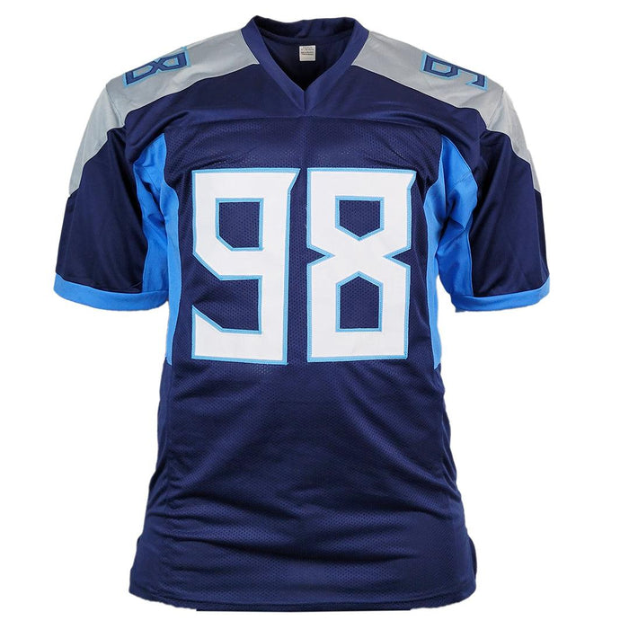 Jeffery Simmons Signed Tennessee Blue Football Jersey (JSA) - RSA