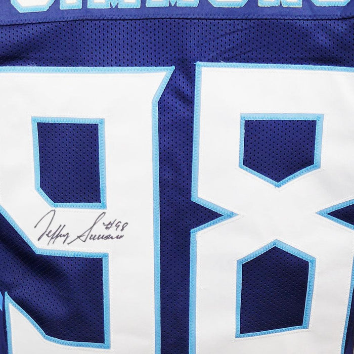 Jeffery Simmons Signed Tennessee Blue Football Jersey (JSA) - RSA