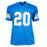 Billy Sims Signed 80 ROY Inscription Detroit Pro Blue Football Jersey (JSA) - RSA