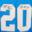 Billy Sims Signed 80 ROY Inscription Detroit Pro Blue Football Jersey (JSA) - RSA