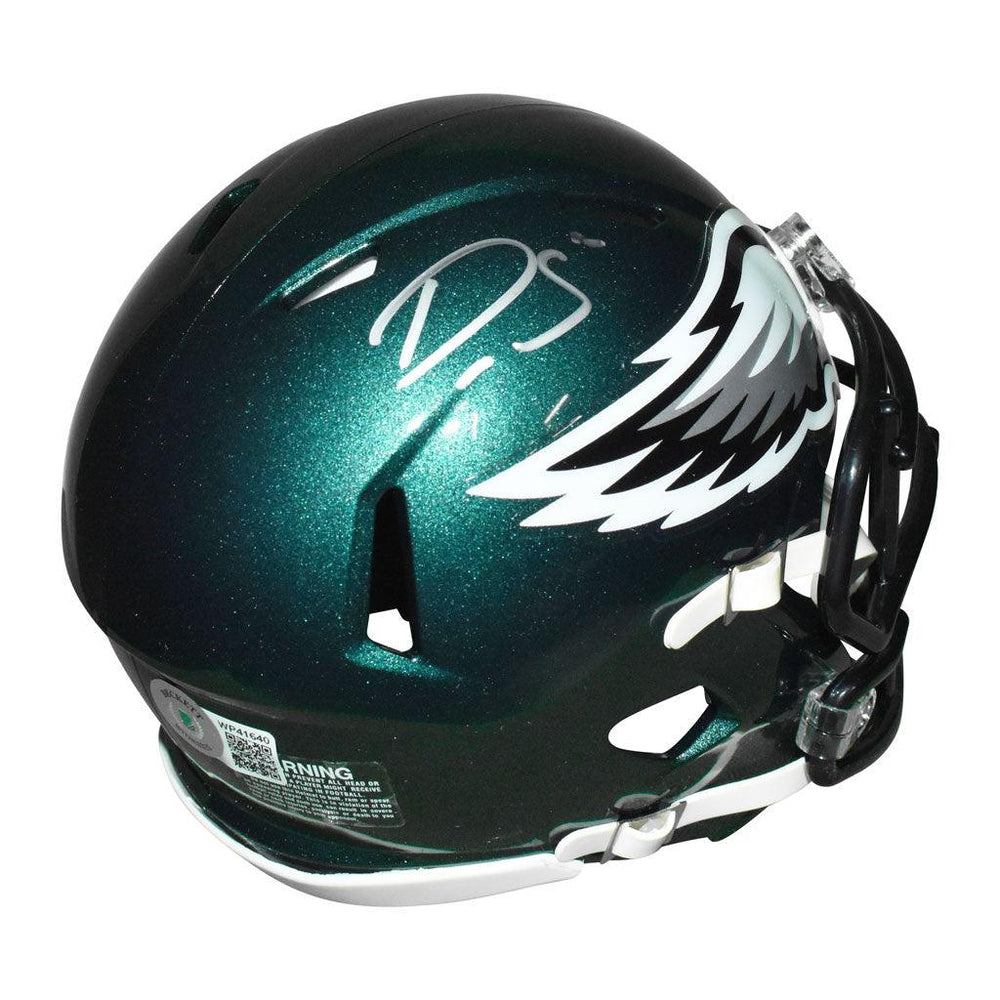 Darius Slay Jr Signed Philadelphia Eagles Speed Mini Football Helmet (Beckett) - RSA