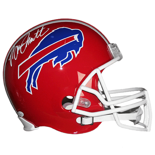 Bruce Smith #78 Buffalo Bills Red Replica Full-Size Helmet (JSA) - RSA