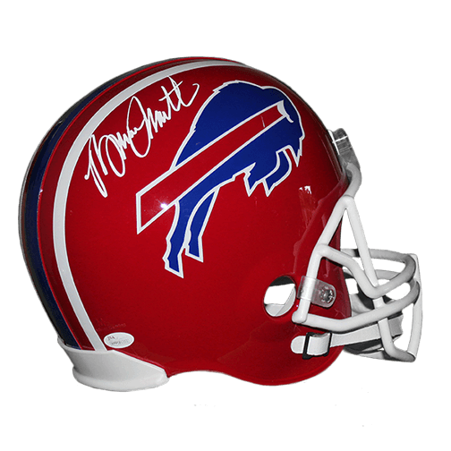 Bruce Smith #78 Buffalo Bills Red Replica Full-Size Helmet (JSA) - RSA
