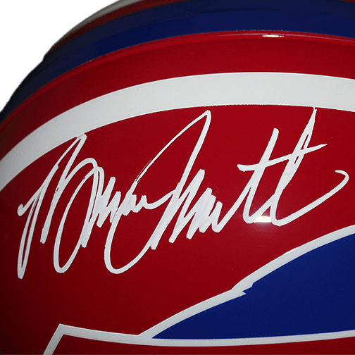 Bruce Smith #78 Buffalo Bills Red Replica Full-Size Helmet (JSA) - RSA