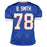 Bruce Smith Signed Buffalo Blue Football Jersey (JSA) - RSA