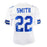 Emmitt Smith Signed Pro-Edition White Football Jersey (PSA) - RSA