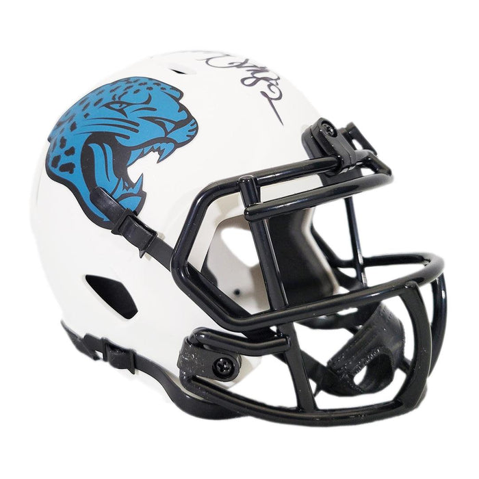 Jimmy Smith Signed Jacksonville Jaguars Lunar Eclipse Speed Mini Football Helmet (JSA) - RSA