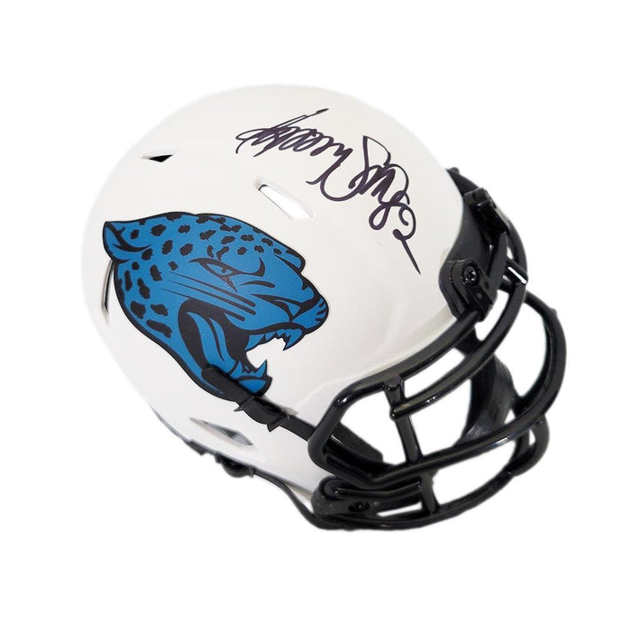 Jimmy Smith Signed Jacksonville Jaguars Lunar Eclipse Speed Mini Football Helmet (JSA) - RSA