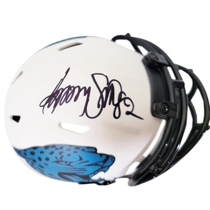 Jimmy Smith Signed Jacksonville Jaguars Lunar Eclipse Speed Mini Football Helmet (JSA) - RSA