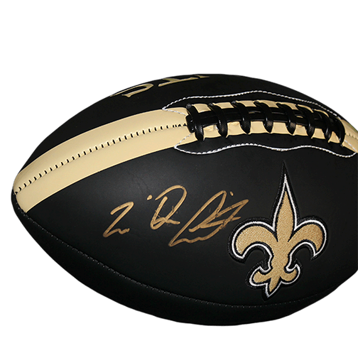 Tre'Quan Smith #10 New Orleans Saints Black Football (JSA) - RSA