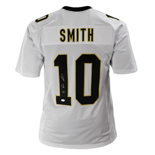 Tre'Quan Smith Signed Pro Edition White Football Jersey (JSA) - RSA