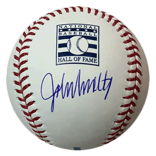John Smoltz Autographed Hall of Fame Official Major League Baseball (JSA) - RSA