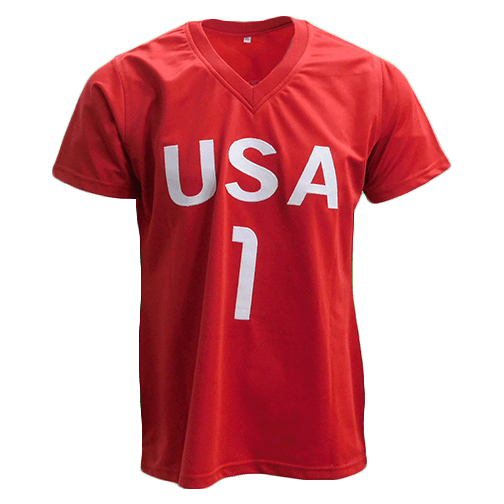 Hope Solo Autographed USA Soccer Jersey Red (JSA) - RSA