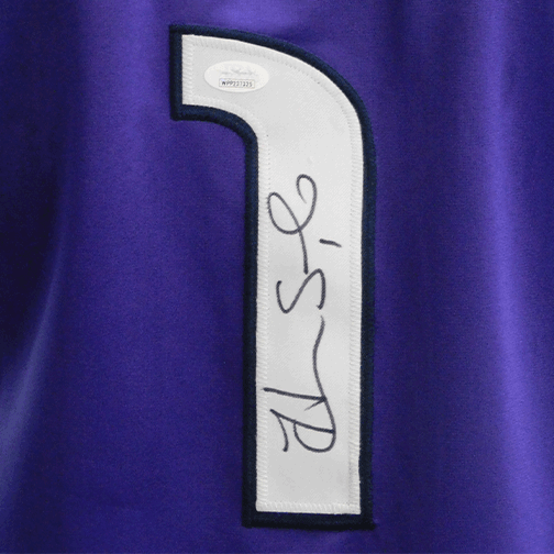 Hope Solo Autographed USA Soccer Goalie Purple Jersey (JSA) - RSA