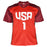 Hope Solo Signed USA Olympic Red Soccer Jersey (JSA) - RSA