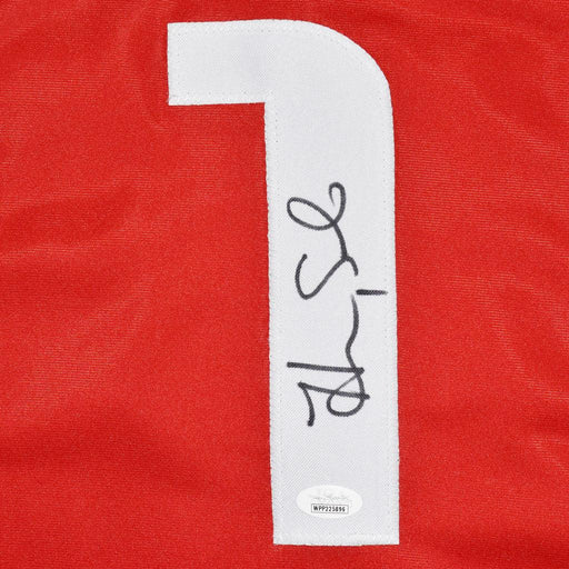 Hope Solo Signed USA Olympic Red Soccer Jersey (JSA) - RSA