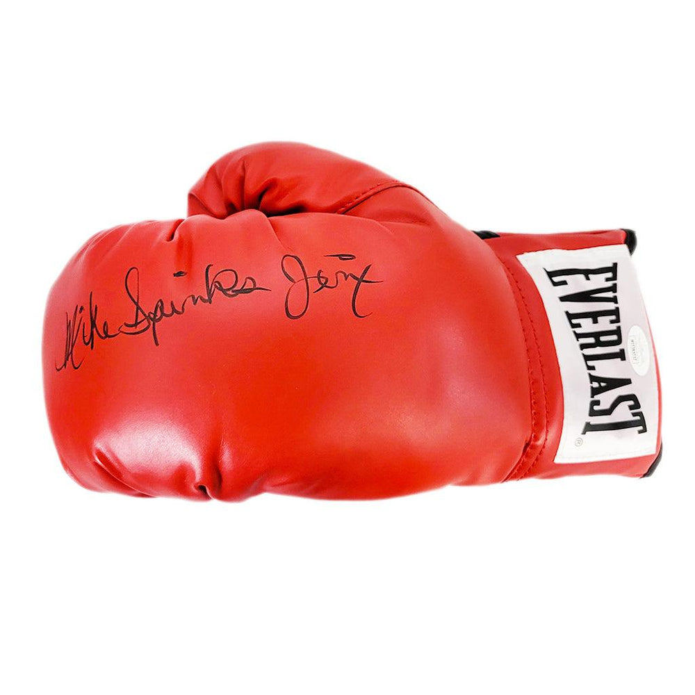 Michael Spinks "Jinx" Autographed Boxing Glove Red (JSA) - RSA