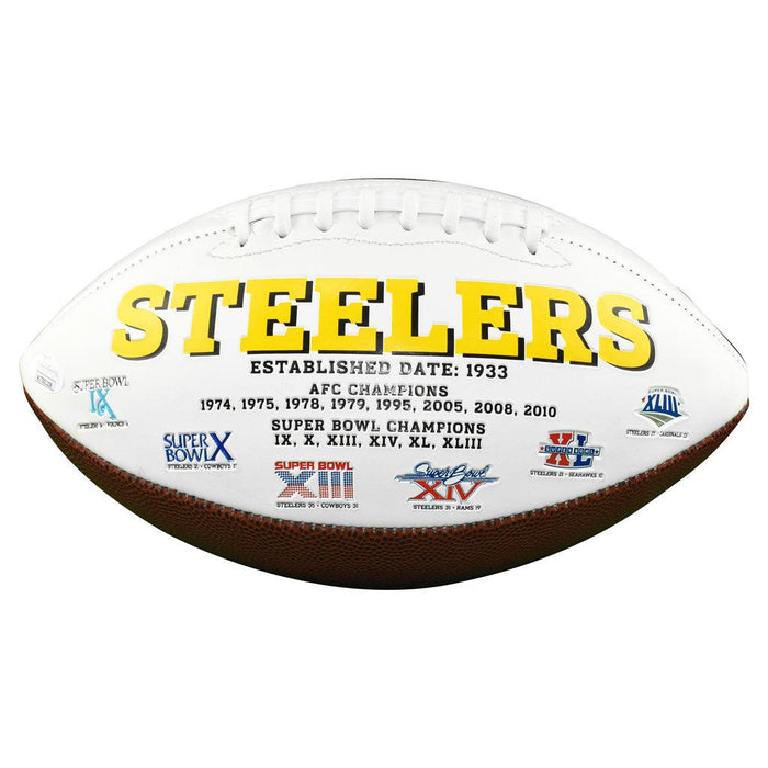 Kordell Stewart Signed Pittsburgh Steelers Official NFL Team Logo Football (JSA) - RSA