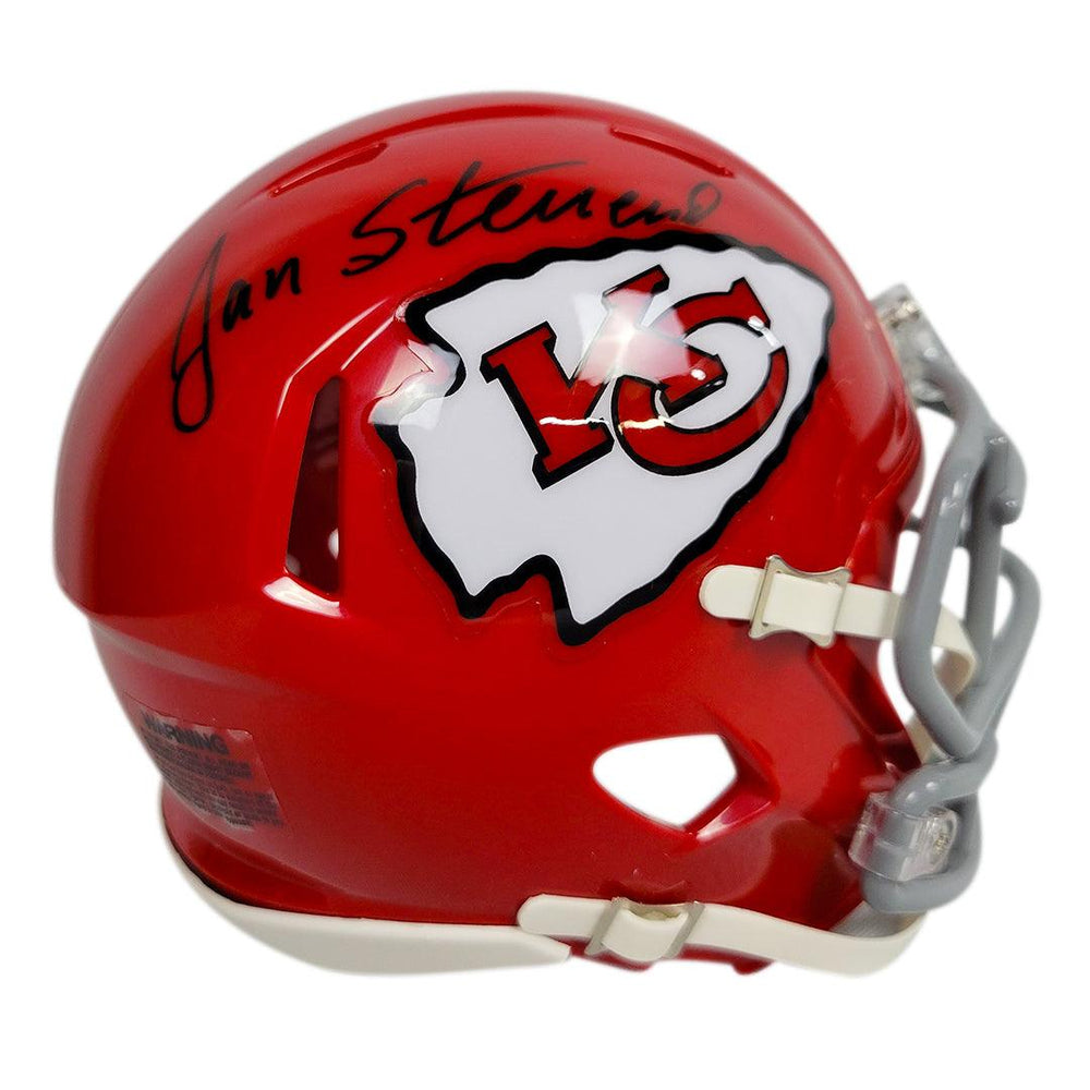 Jan Stenerud Signed Kansas City Chiefs Speed Mini Replica Football Helmet (JSA) - RSA