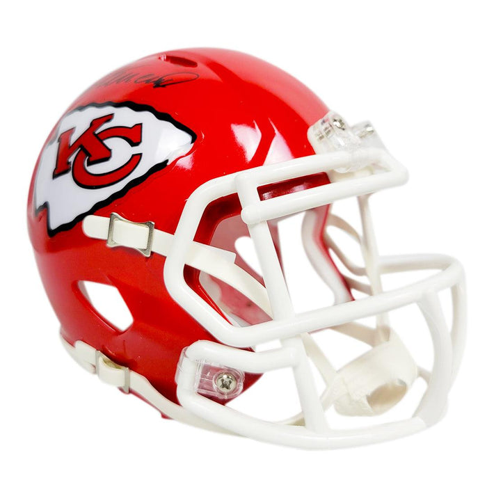 Jan Stenerud Signed Kansas City Chiefs Throwback Speed Mini Replica Football Helmet (JSA) - RSA