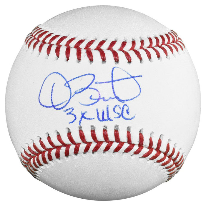 Dave Stewart Signed 3x WSC Inscription Rawlings Official Major League Baseball (JSA) - RSA