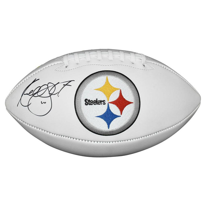Kordell Stewart Signed Pittsburgh Steelers Official NFL Team Logo Football (JSA) - RSA