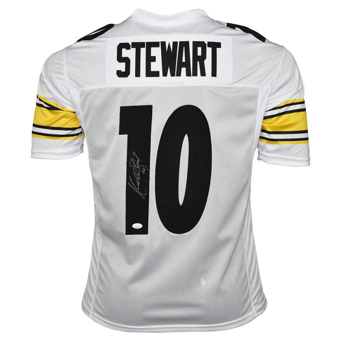 Kordell Stewart Signed Pittsburgh Pro White Football Jersey (JSA) - RSA