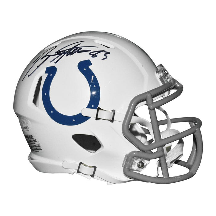 Brandon Stokley Signed Indianapolis Colts Speed Mini Replica Football Helmet (JSA) - RSA