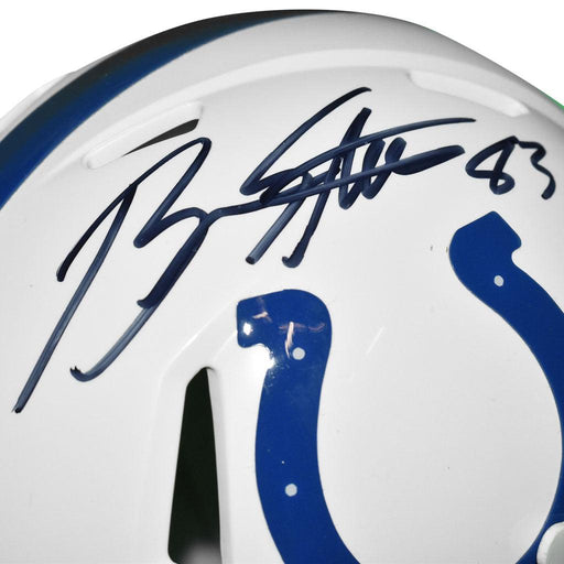 Brandon Stokley Signed Indianapolis Colts Speed Mini Replica Football Helmet (JSA) - RSA