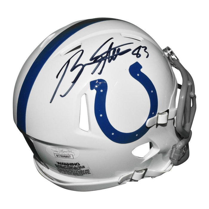 Brandon Stokley Signed Indianapolis Colts Speed Mini Replica Football Helmet (JSA) - RSA