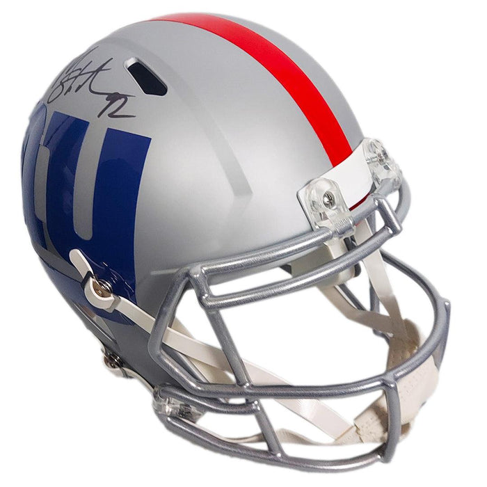 Michael Strahan Signed New York Giants AMP Speed Full-Size Replica Football Helmet (Beckett) - RSA