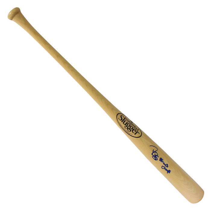 Darryl Strawberry Signed 86 WSC Inscription Louisville Slugger Baseball Bat Blonde (PSA) - RSA