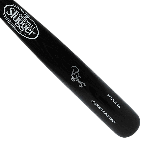 Darryl Strawberry Signed Louisville Slugger Black Bat (JSA) - RSA