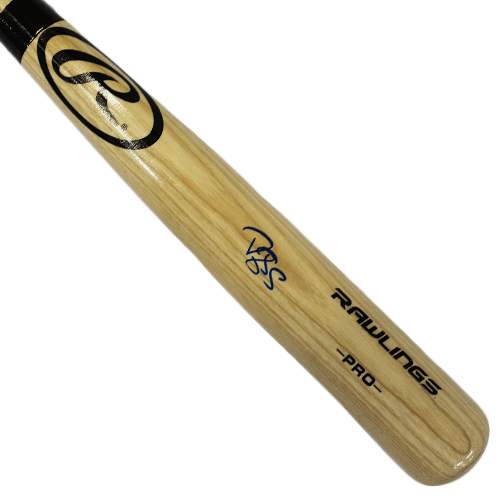 Darryl Strawberry Autographed Full Size Rawlings Baseball Bat Blonde (JSA) - RSA