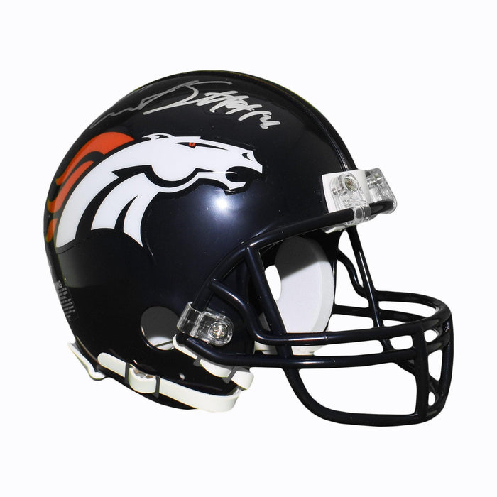 Courtland Sutton Signed Denver Broncos Mini Football Helmet (Beckett) - RSA