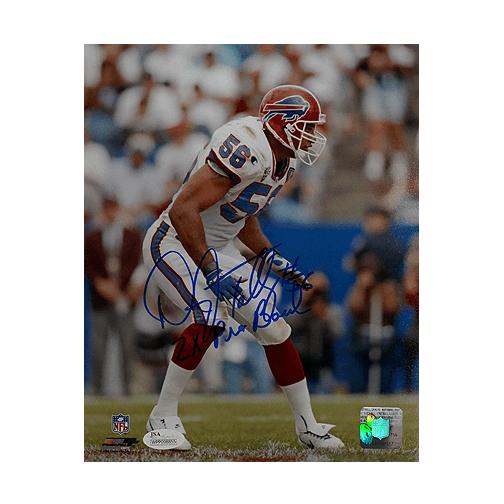 Darryl Talley Signed 2x Pro Bowl Buffalo Bills 8x10 Photo (JSA) - RSA